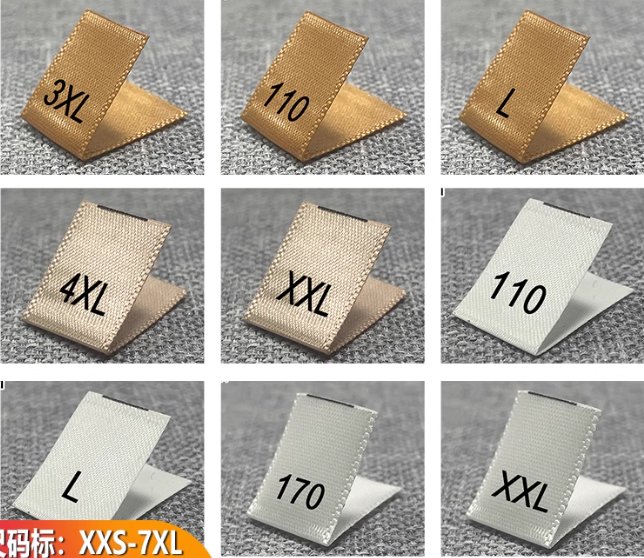 Custom size label